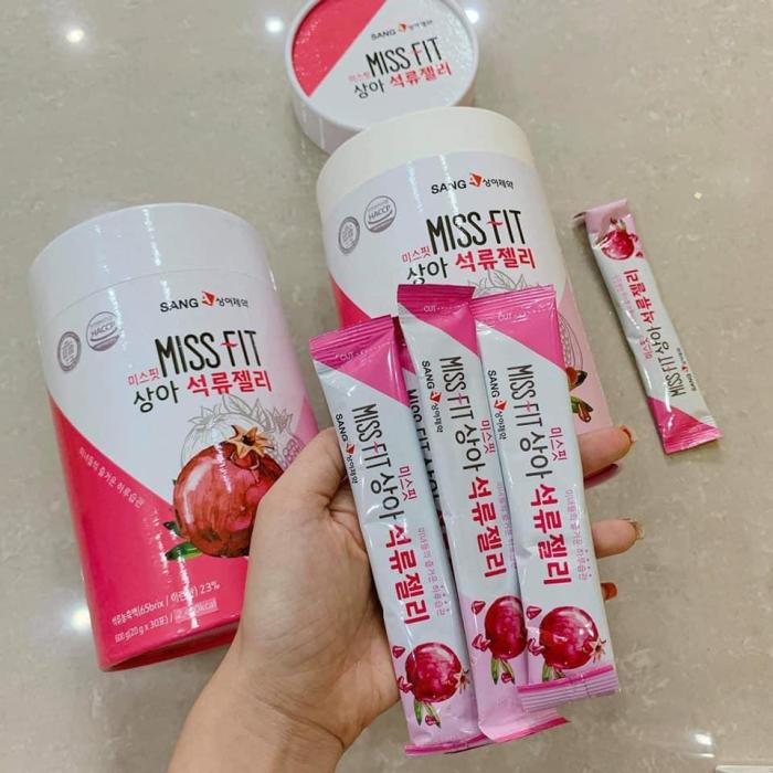 Thạch lựu bổ sung Colagen Miss Fit SANGA Hàn Quốc