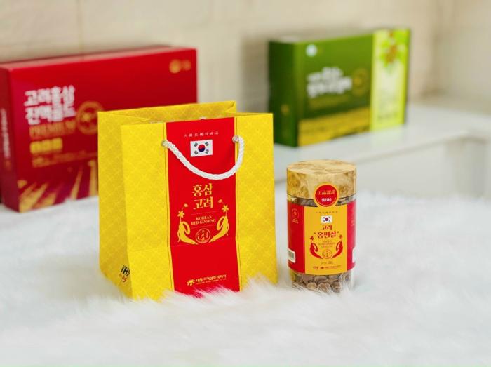 Hồng sâm khô thái lát lọ 200gr Daedong